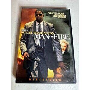 Man on Fire DVD Denzel Washington Dakota Fanning Action Thriller 2004